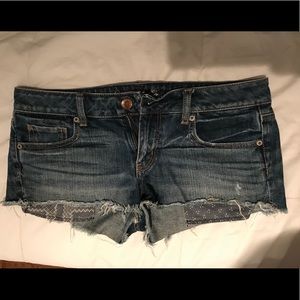 American eagle jean shorts